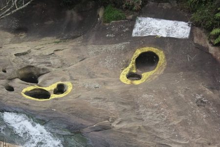 Ashok Vatika Lord Hanuman Footprints