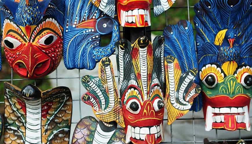 Masks on Display Ariyapala Masks Museum