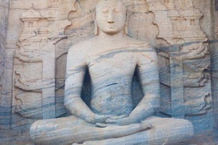 Gal Viharaya Statue Polonnaruwa Ancient City