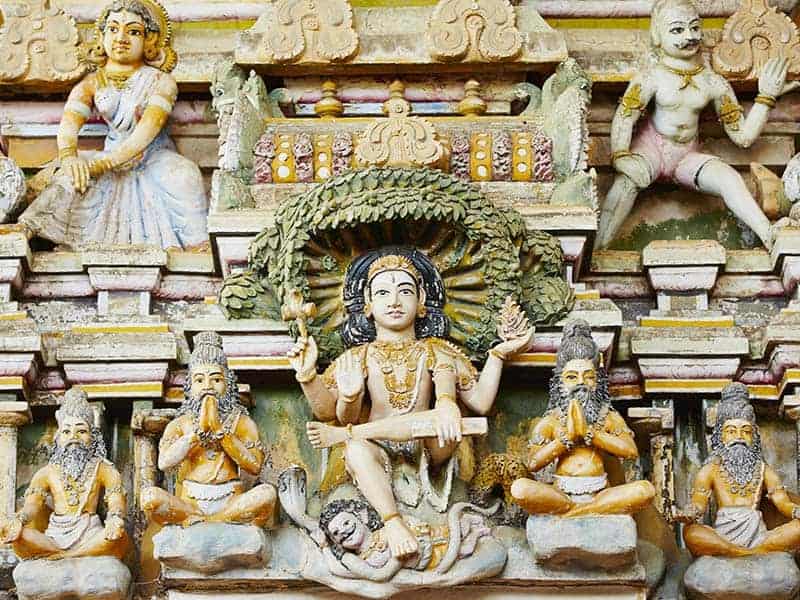 Koneswaram Temple statues