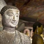 Painted Sculpture Dambulla Cave Temple