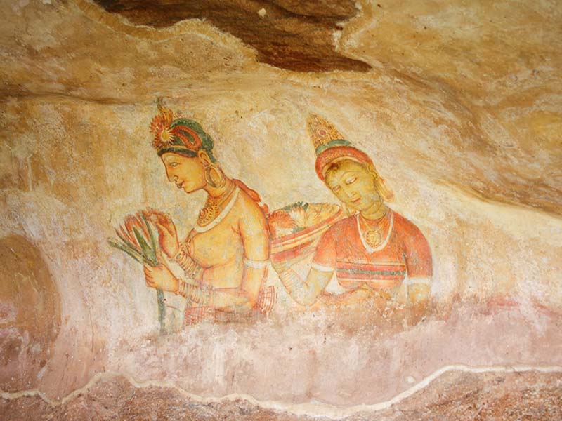Frescos Sigiriya Rock Fortress