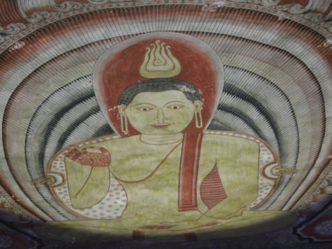 Guided tour of Dambulla Cave Temple Buddha Image
