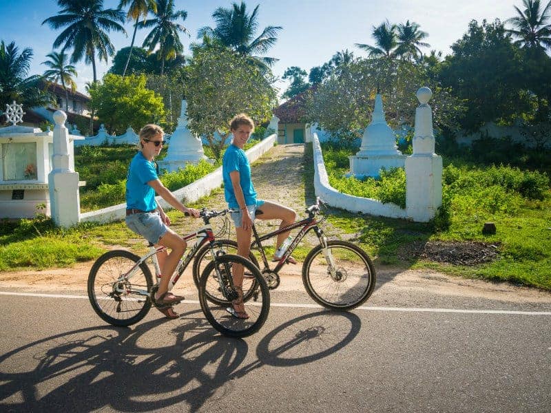 explore Galle Countryside on bikes cycling