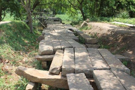 Ancient Stone Bridge Gal Palama Anuradhapura